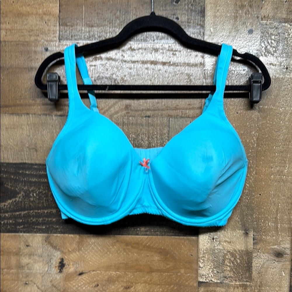 Honey B’s Teal Blue Underwire Bra Women’s Size 40DD‎
